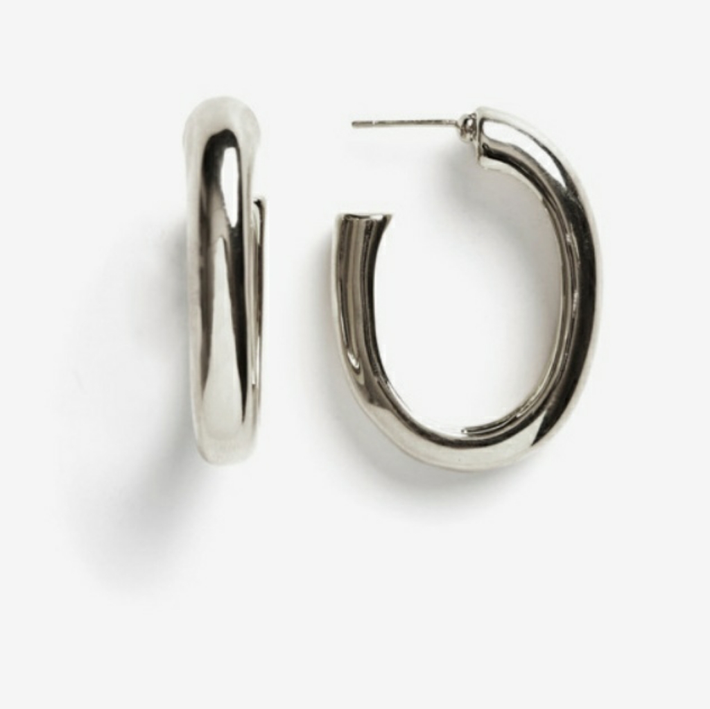 Large Oval Hoops